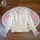 Alice Girl Little Bear Doll Wall V Neck Long Sleeve Blouse(8th Pre-Order/Full Payment Without Shipping)